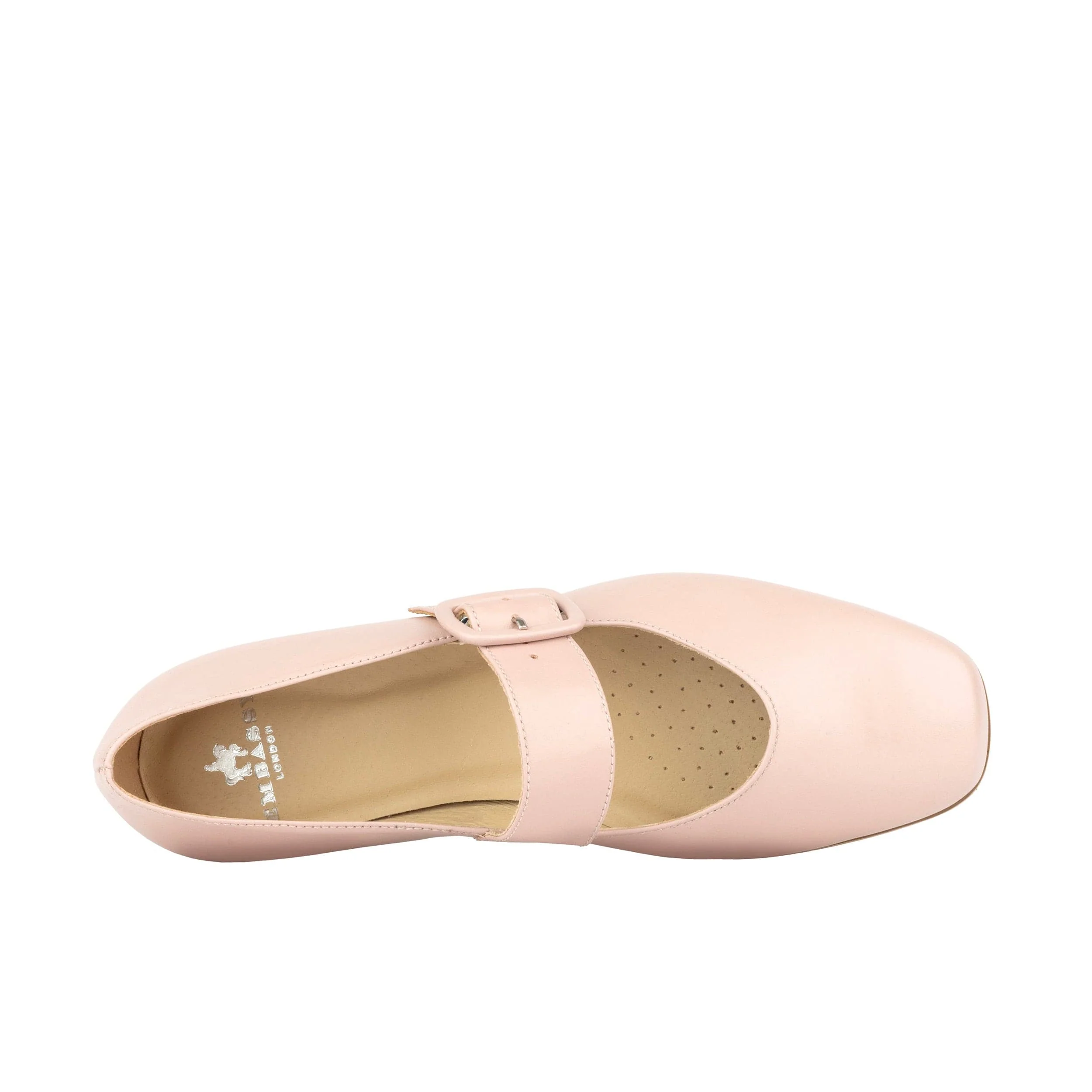 Bliss - Pink - Women's block heel square toe leather Mary-Jane - Image 7