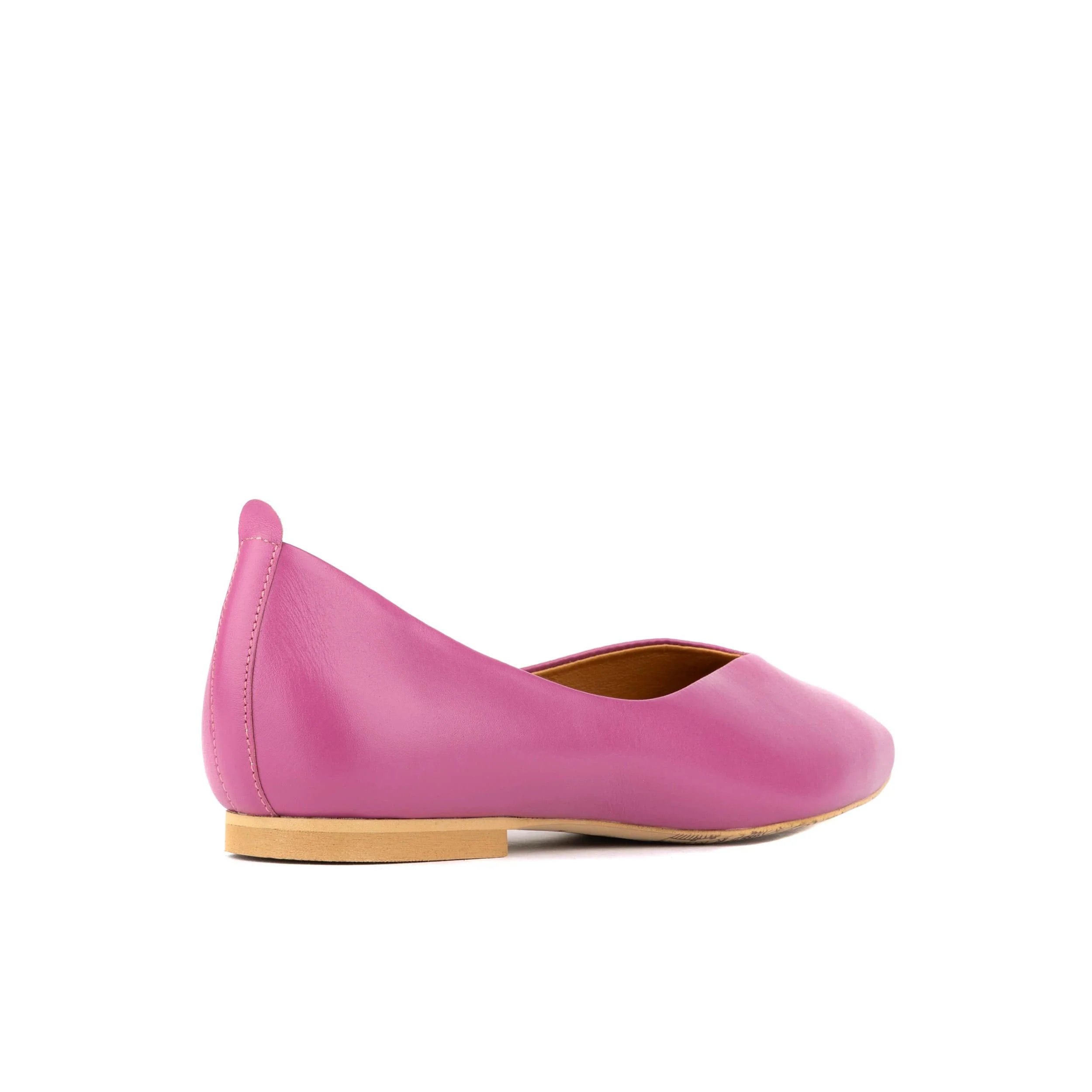 Blythe - Pink - Women's Leather Ballet Pump - Image 4