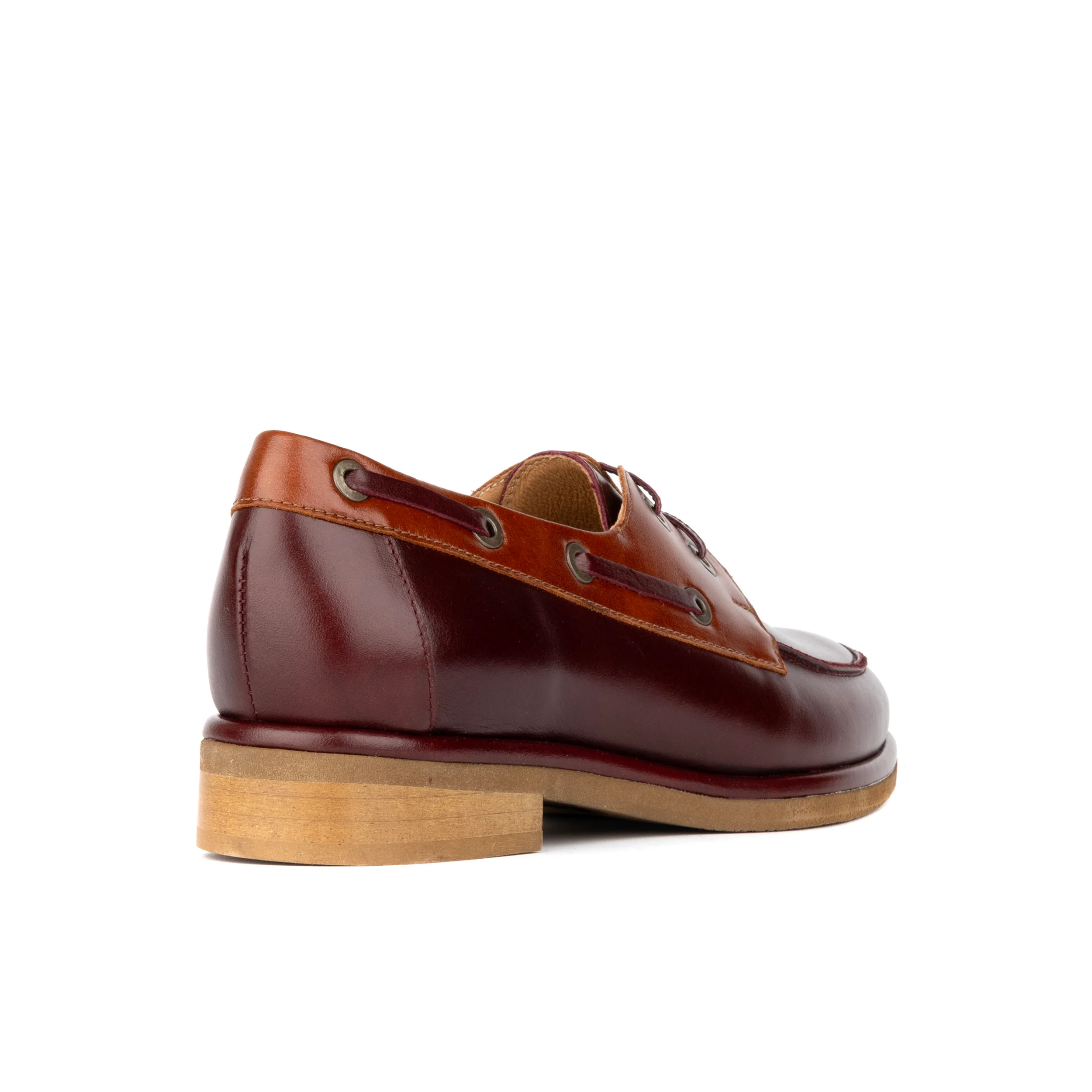 Boatie - Brown Mix - Women's leather boat shoe - Image 4