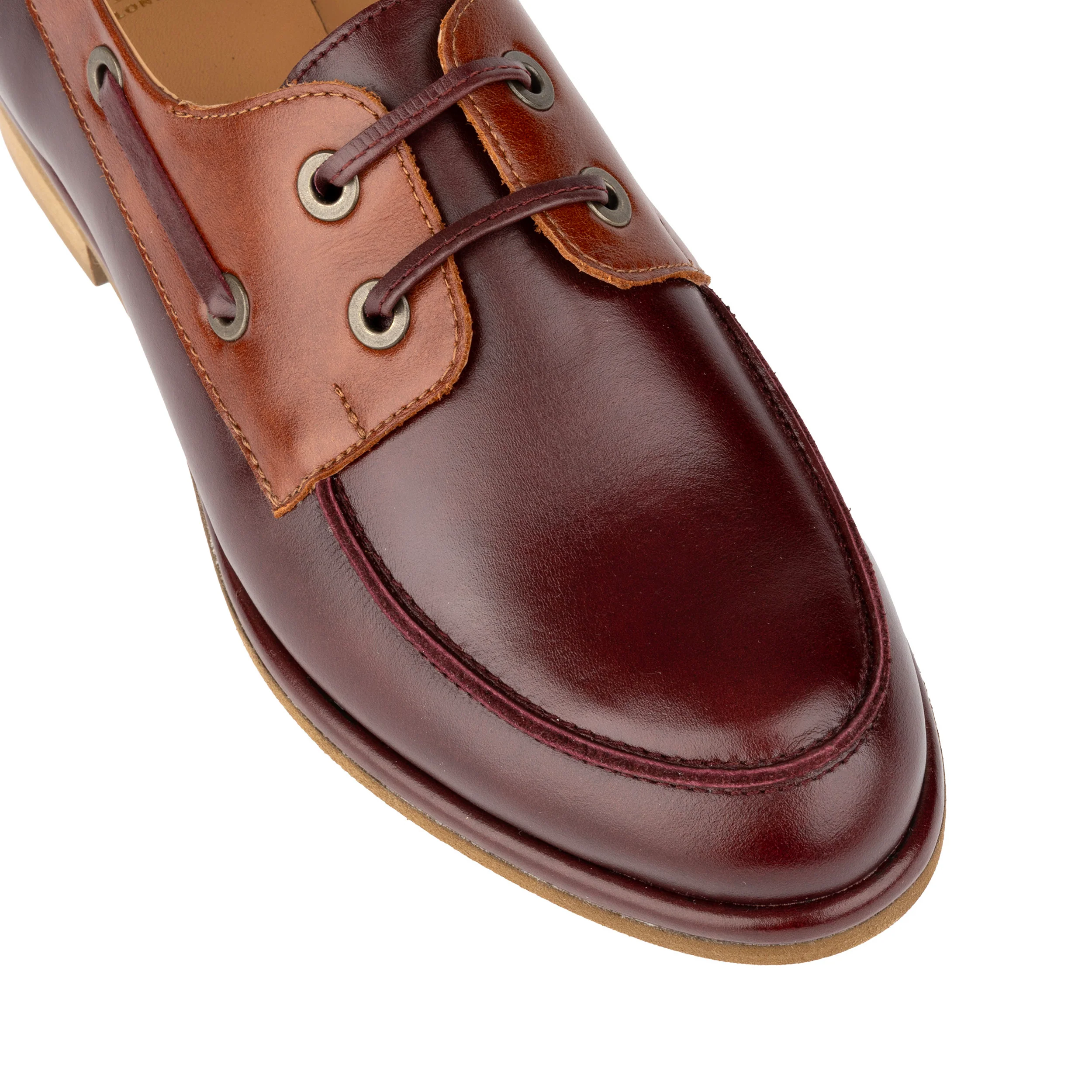 Boatie - Brown Mix - Women's leather boat shoe - Image 7