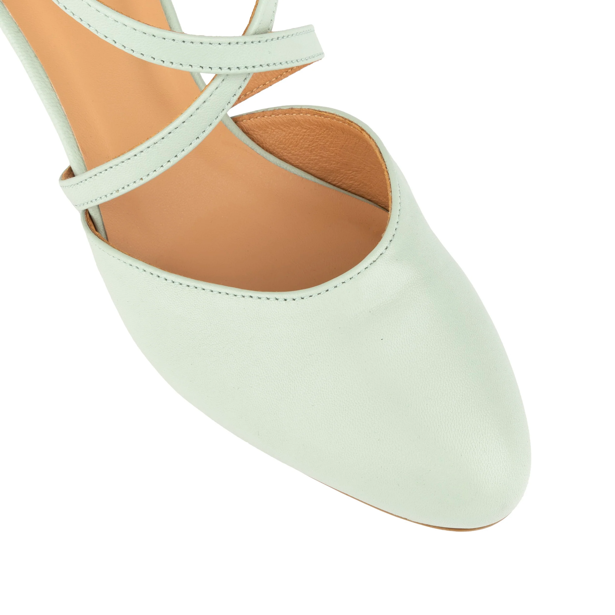 Dannii - Mint & Pastel Multi - Women's Leather Closed-Toe Block Heel - Image 8