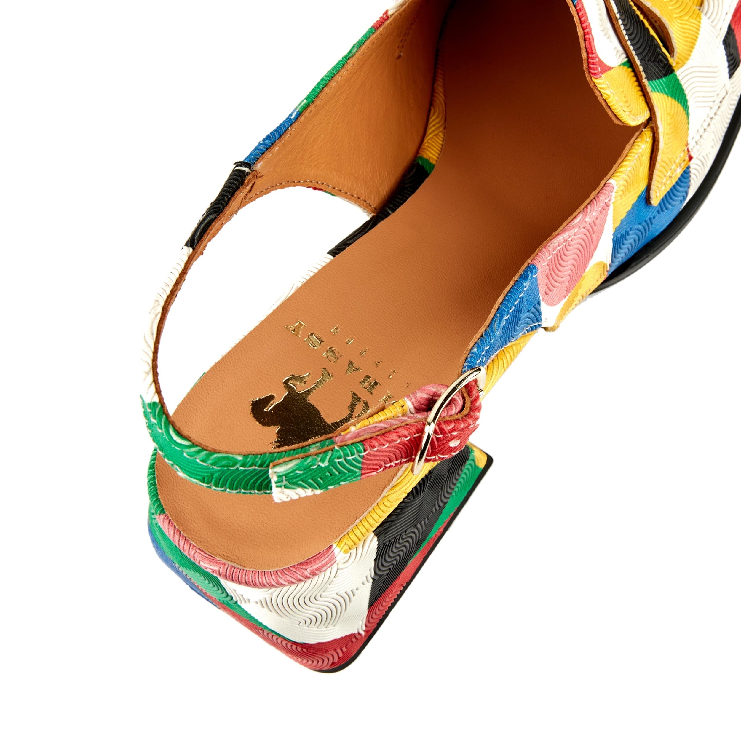 Diana - Groovy - Women's block heel slingback leather pump - Image 9