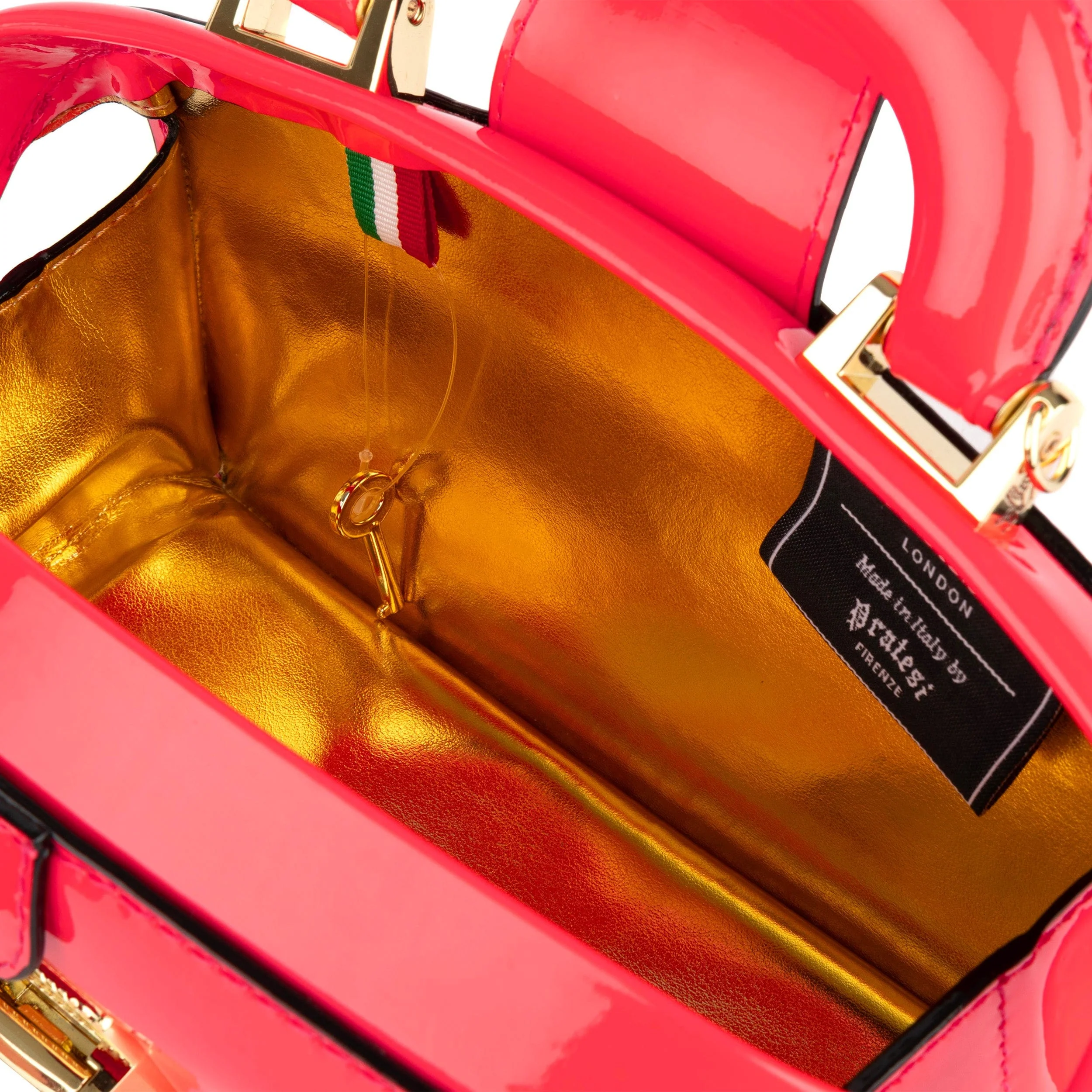 Gazelle Mini - Hot Pink - Women’s mini leather top handle & crossbody bag - Image 7