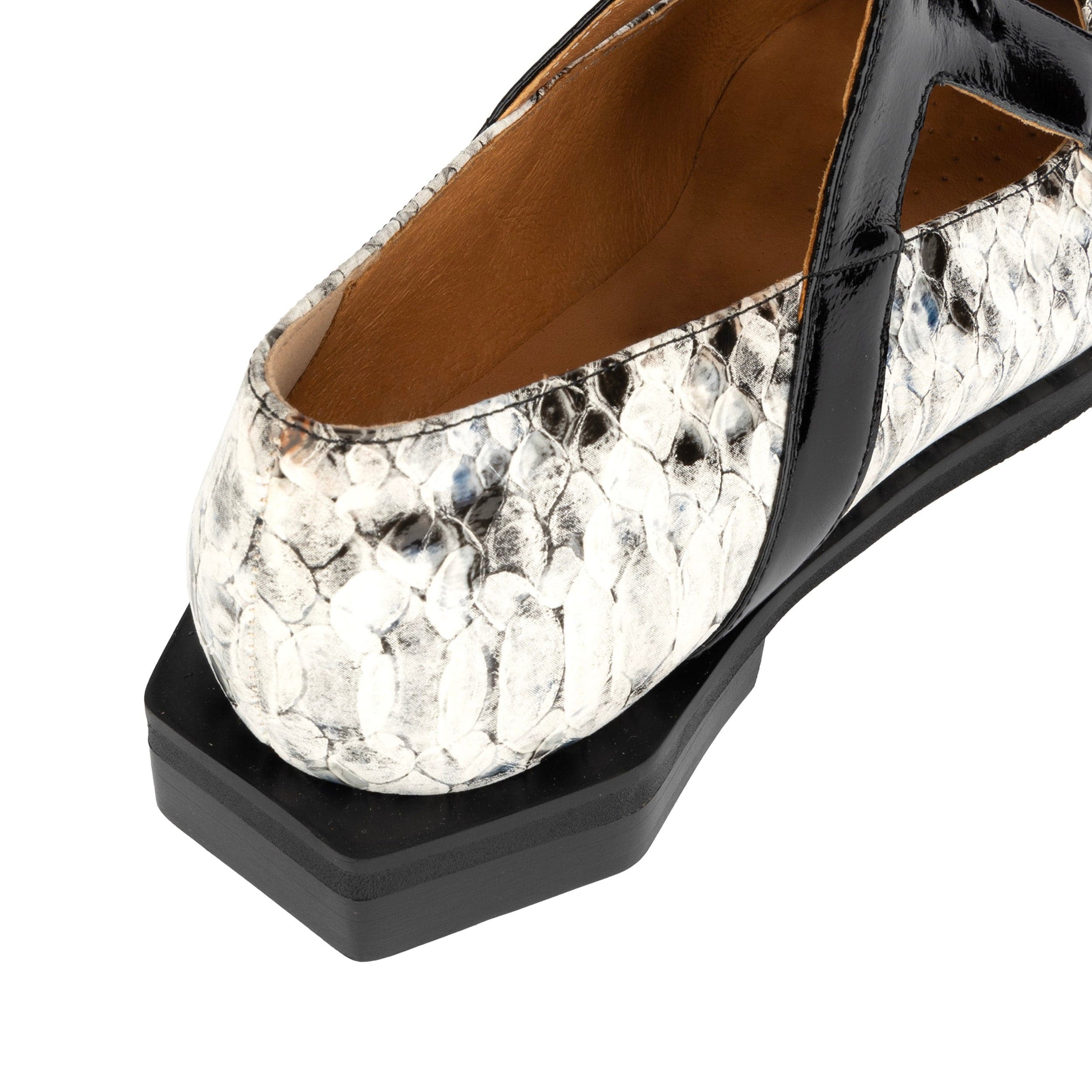 Harlowe - Multi - Women's cutout leather lace up shoe - Image 9