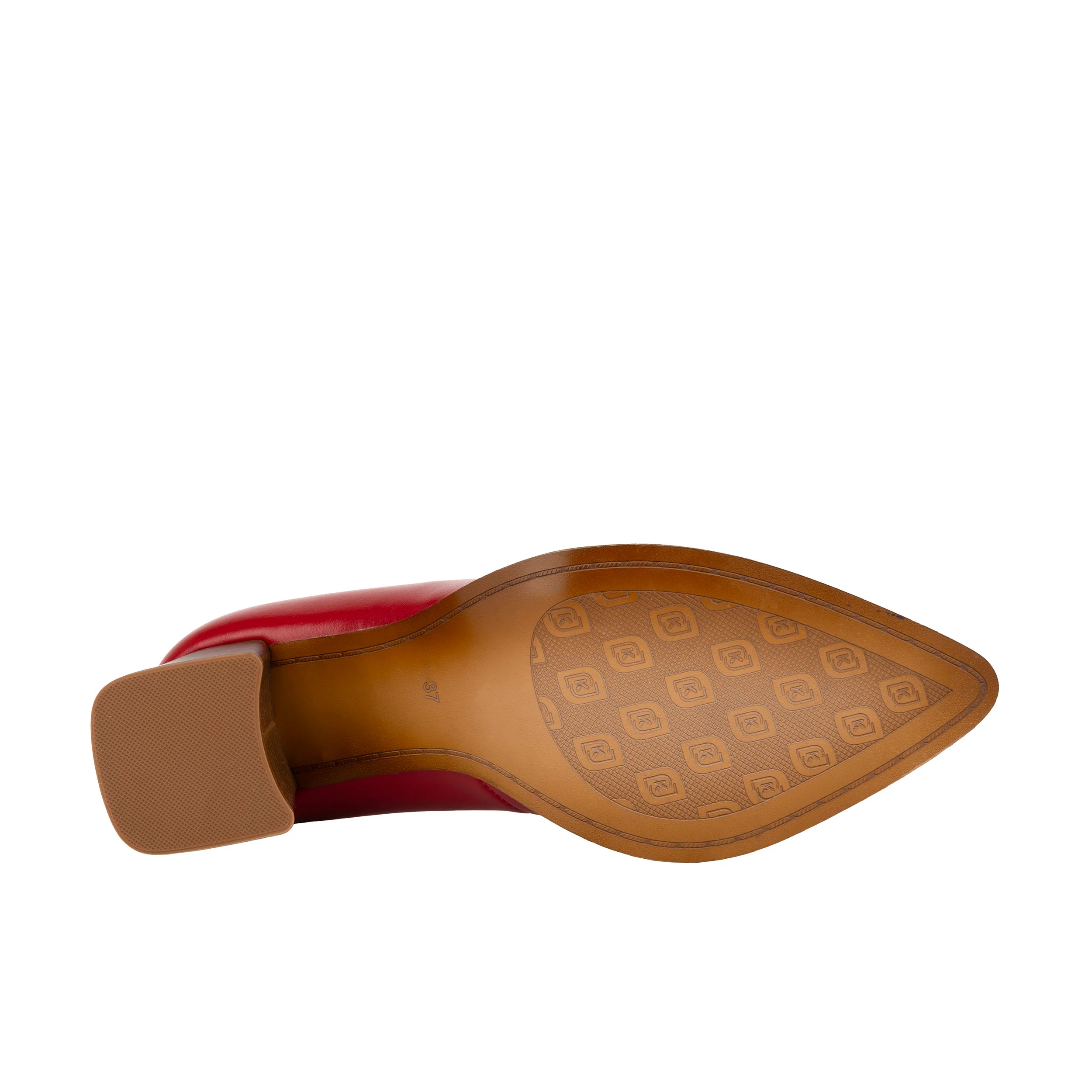 Hyde - Red - Women's Leather Mary Jane Pump - Image 6