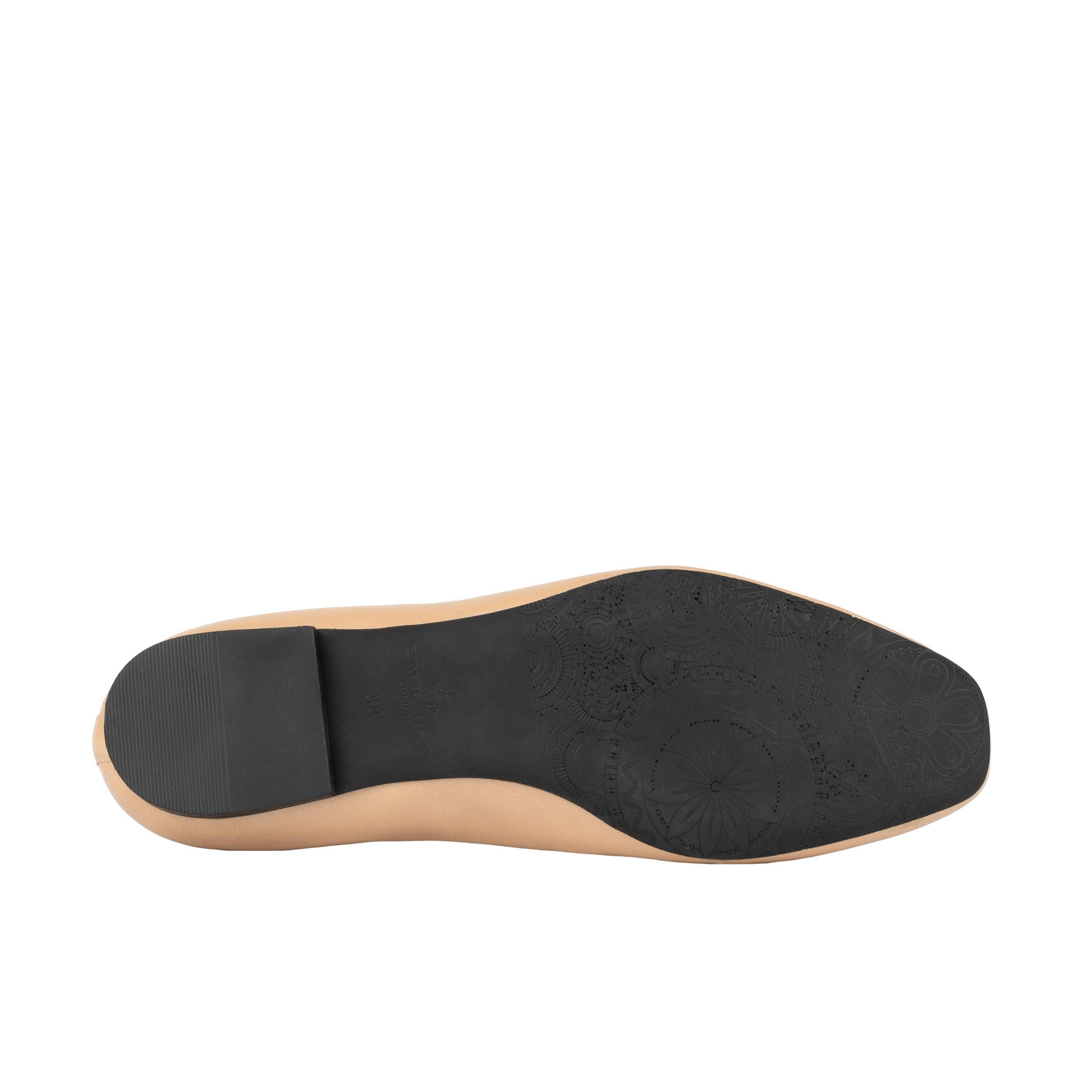 Savoy - Cream - Women's Leather Ballet Pump - Image 5