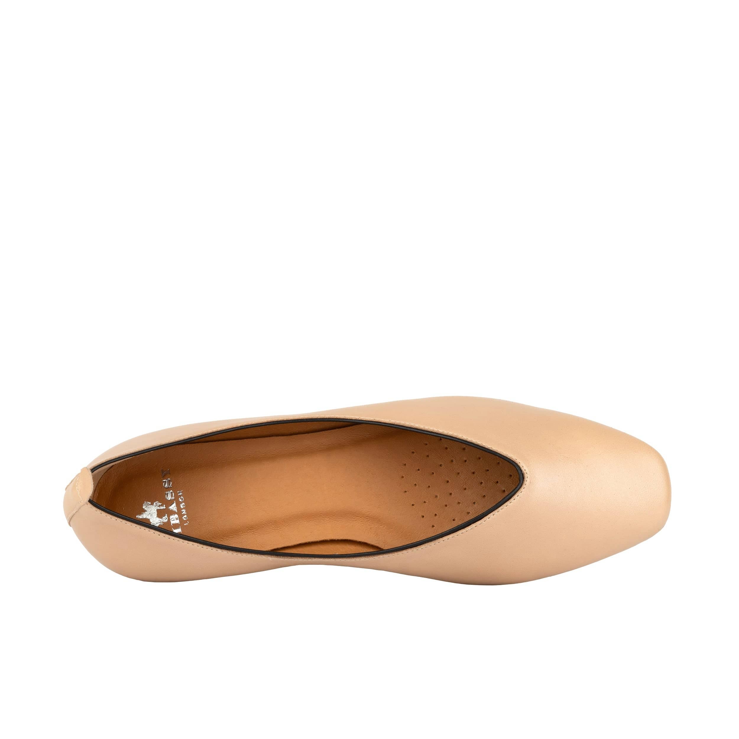 Savoy - Cream - Women's Leather Ballet Pump - Image 6
