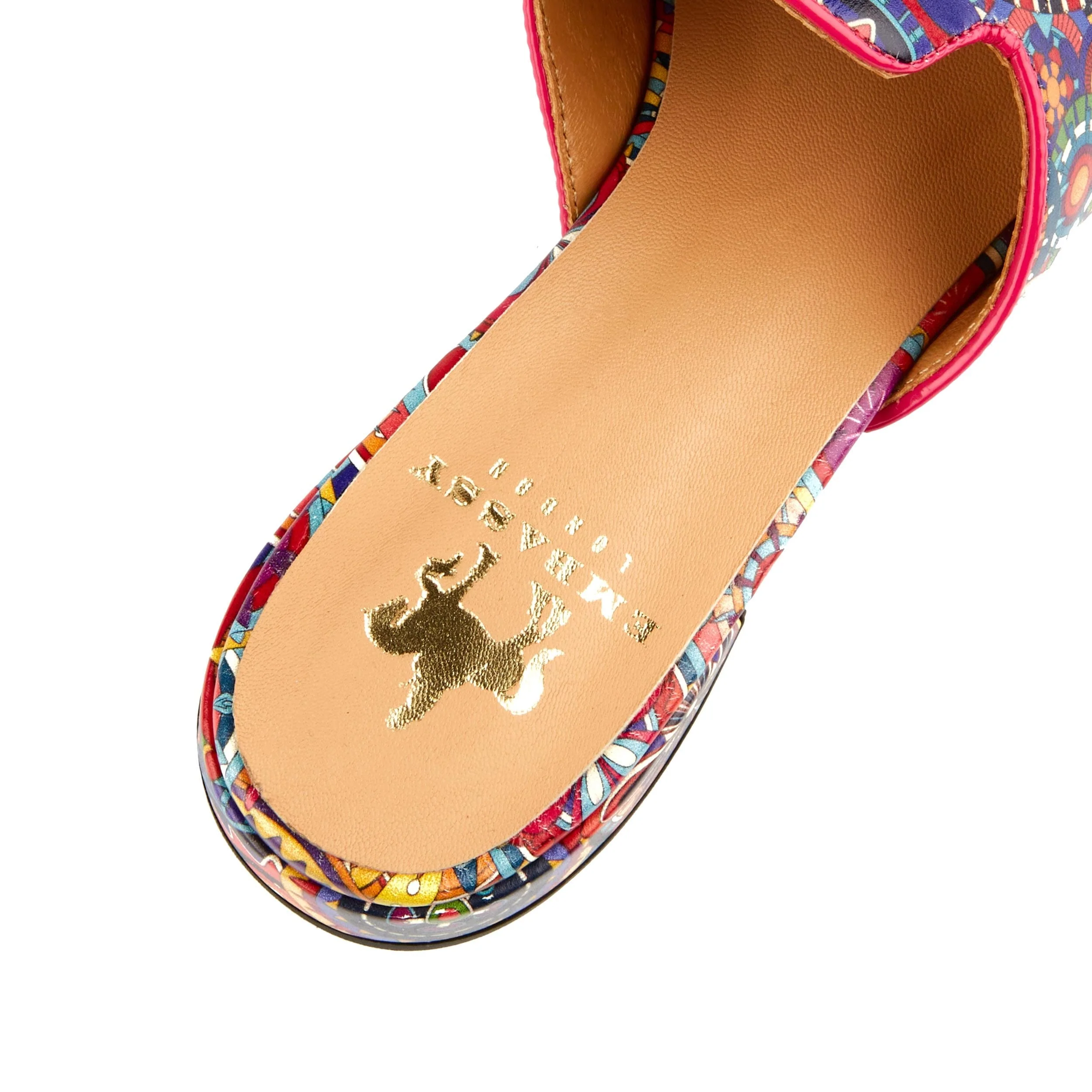 South Beach - Signature - Women's fully leather lined flat sliders in multi colour - Image 7