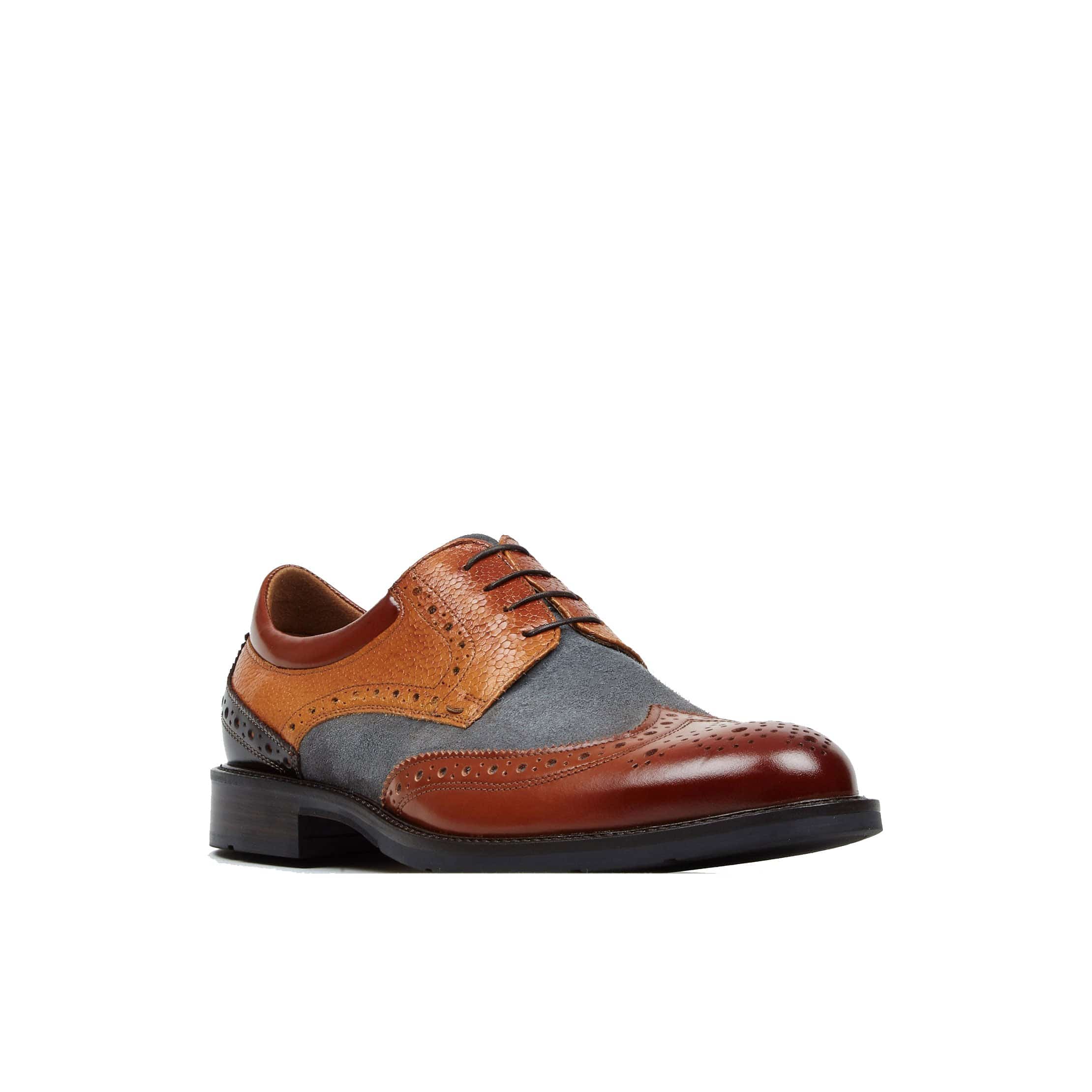 Toledo - Foxy - Men's leather & suede Oxford shoe - Image 3