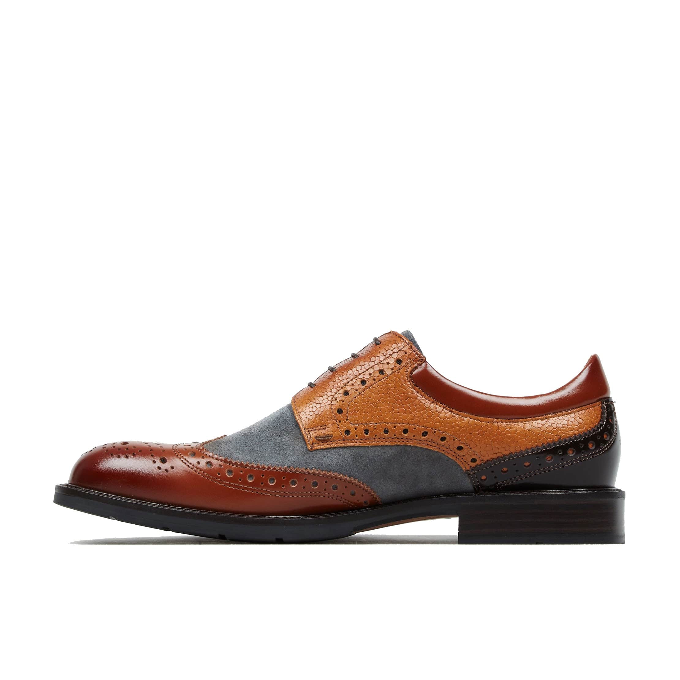 Toledo - Foxy - Men's leather & suede Oxford shoe - Image 4