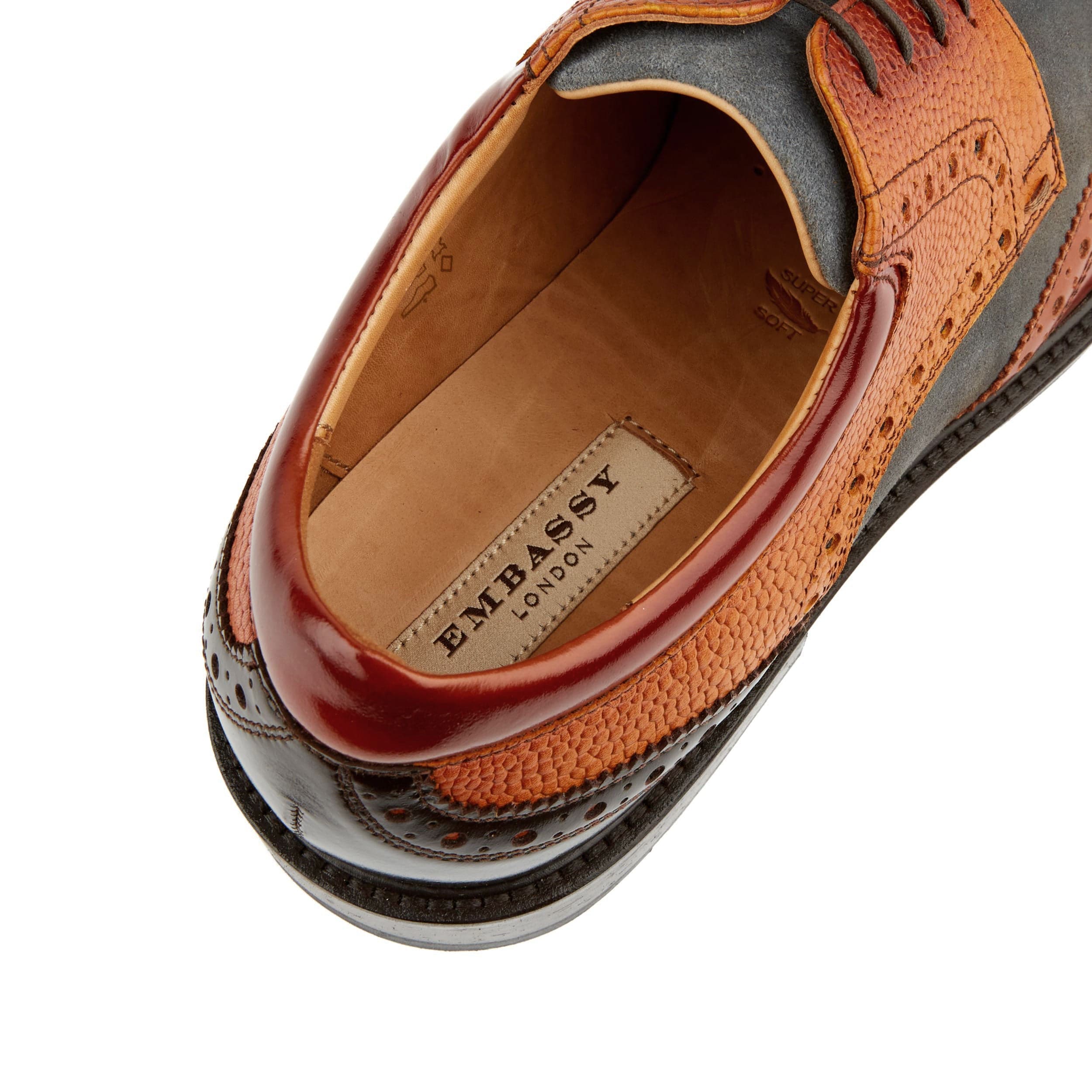 Toledo - Foxy - Men's leather & suede Oxford shoe - Image 9